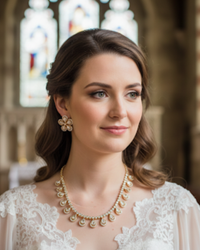 The Aurelia Floral Kundan Necklace Set