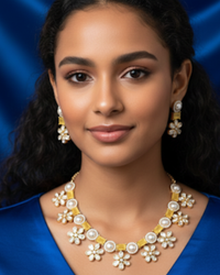 The Citrine Sun-Bloom Necklace Set