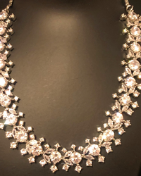 American Diamond Style Necklace (Necklace ONLY) - Silver