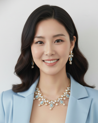 The Verra Necklace Set (Baby Blue)