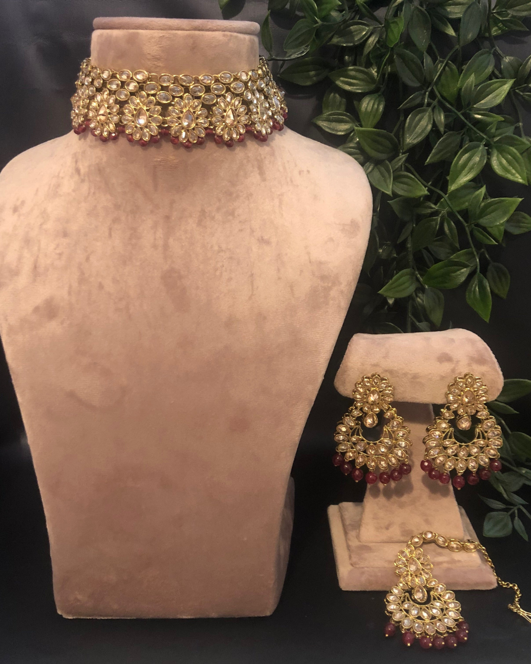 The Kensington Ruby Choker Set