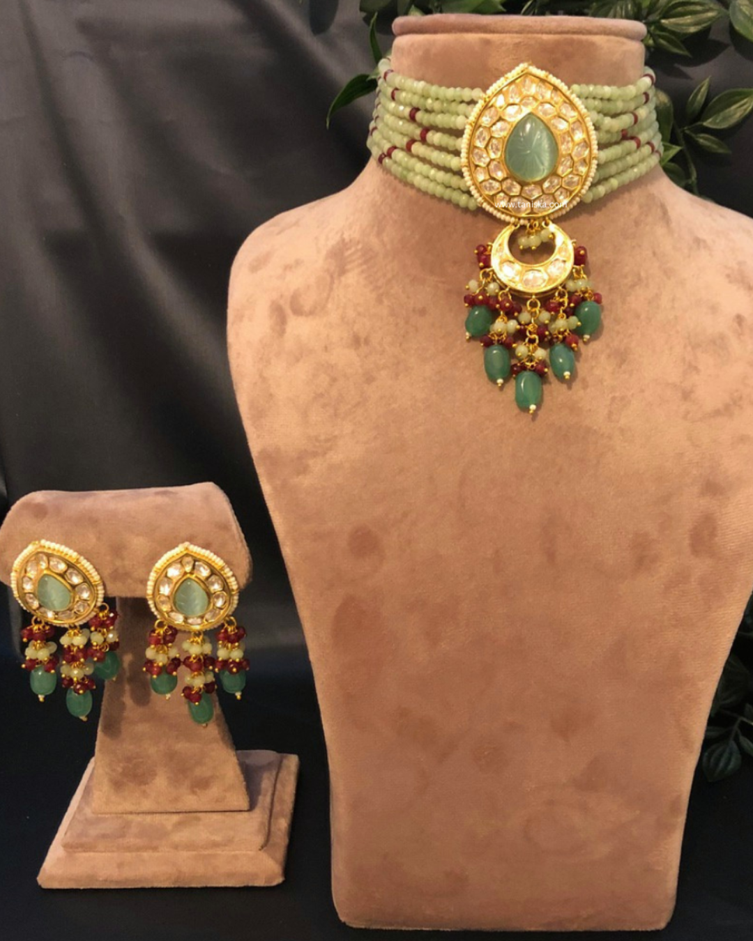 The Kew Sage Choker Set