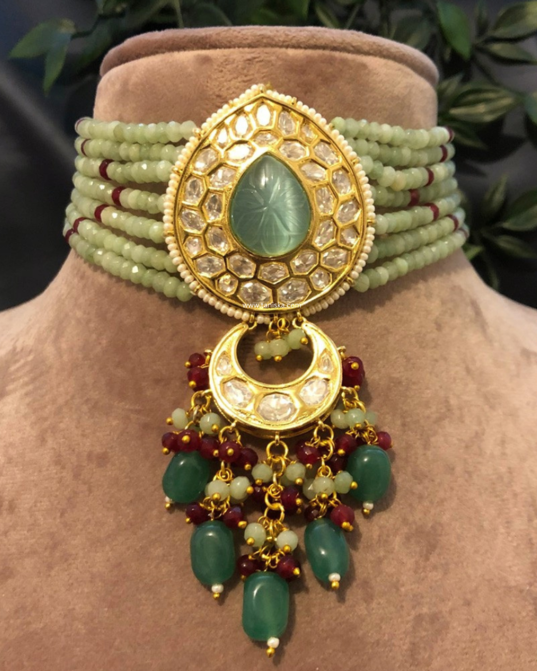 The Kew Sage Choker Set