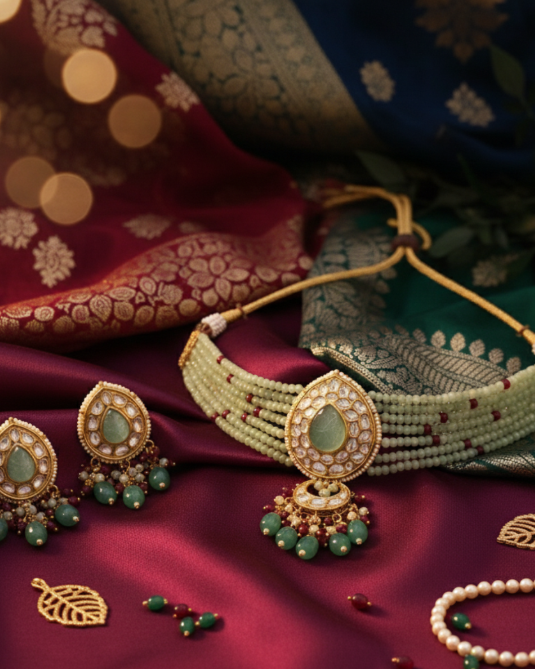 The Kew Sage Choker Set