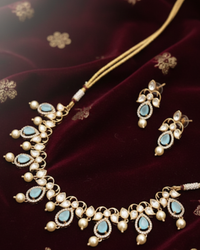 The Verra Necklace Set (Baby Blue)