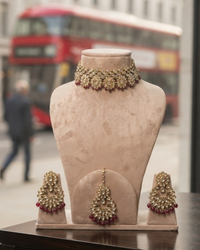 The Kensington Ruby Choker Set
