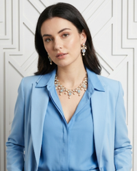 The Verra Necklace Set (Baby Blue)