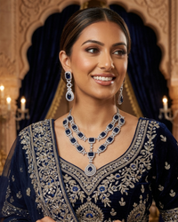 The Sapphire Midnight Grand Necklace Set