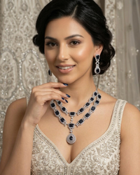 The Sapphire Midnight Grand Necklace Set