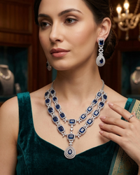The Sapphire Midnight Grand Necklace Set
