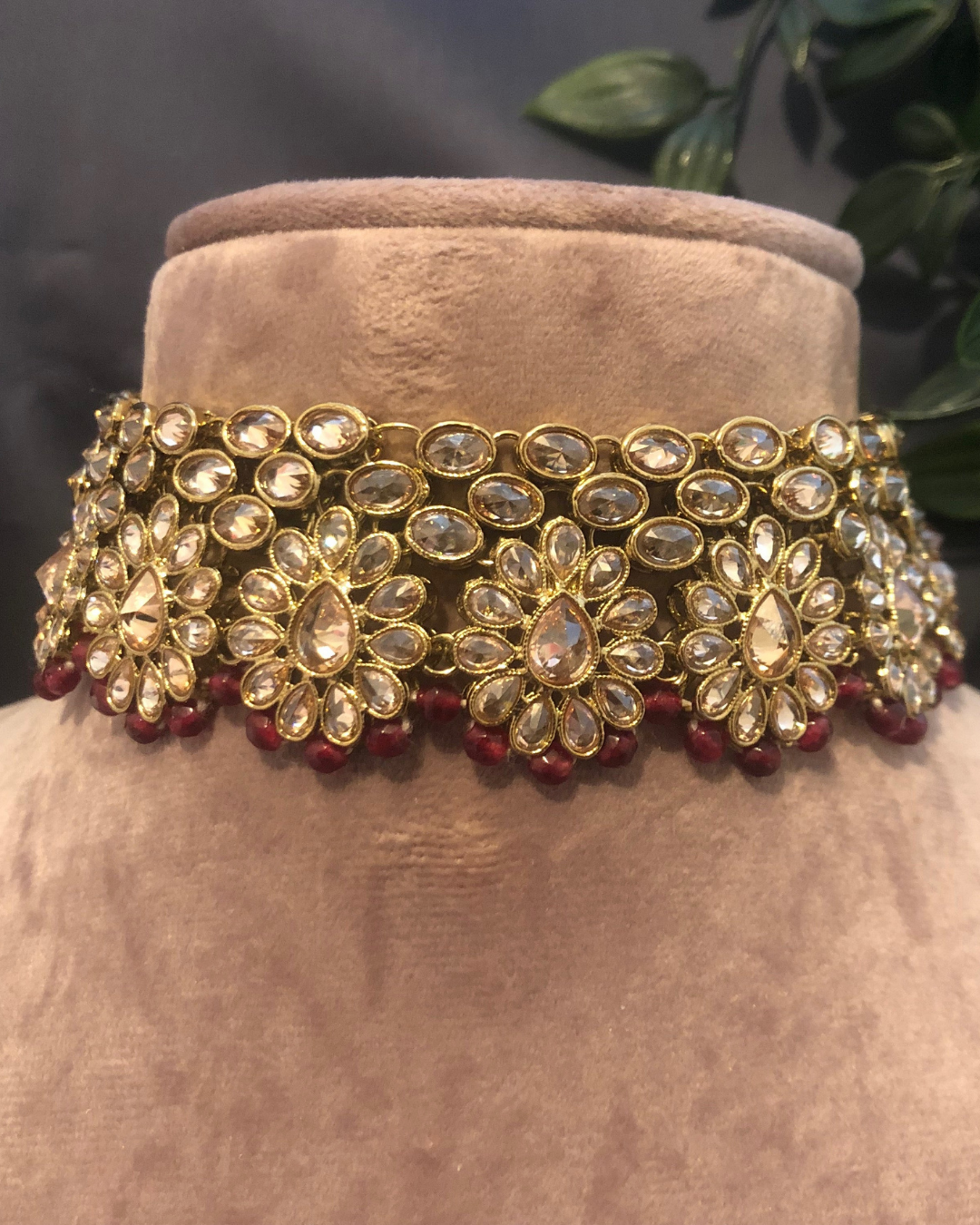 The Kensington Ruby Choker Set