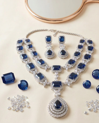The Sapphire Midnight Grand Necklace Set