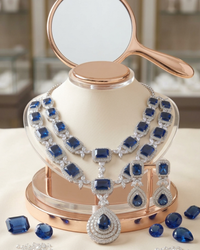 The Sapphire Midnight Grand Necklace Set