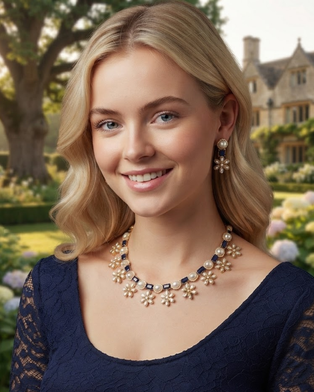 The Royal Bloom Necklace Set