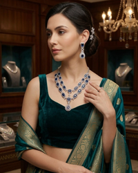 The Sapphire Midnight Grand Necklace Set