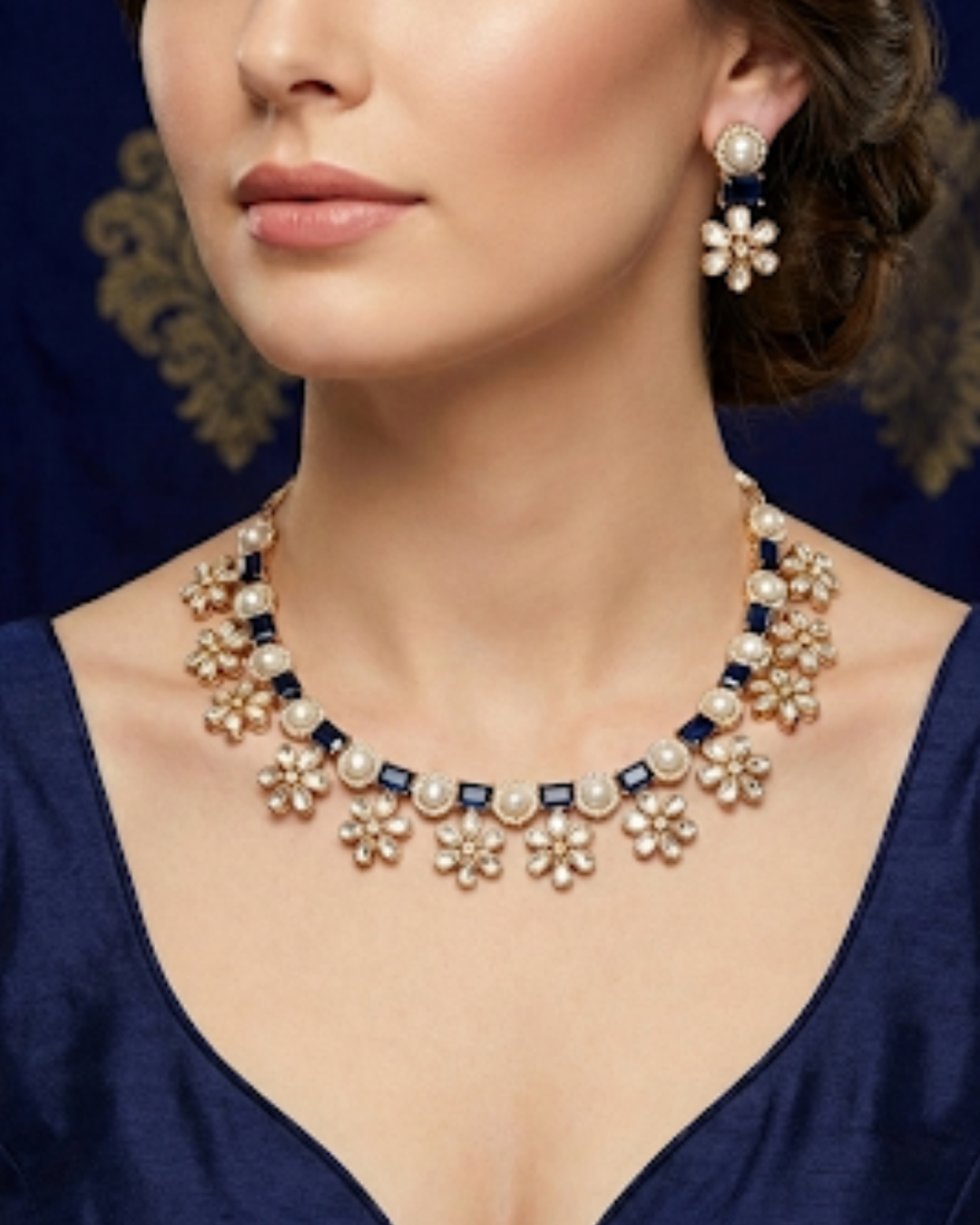 The Royal Bloom Necklace Set