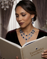The Sapphire Midnight Grand Necklace Set