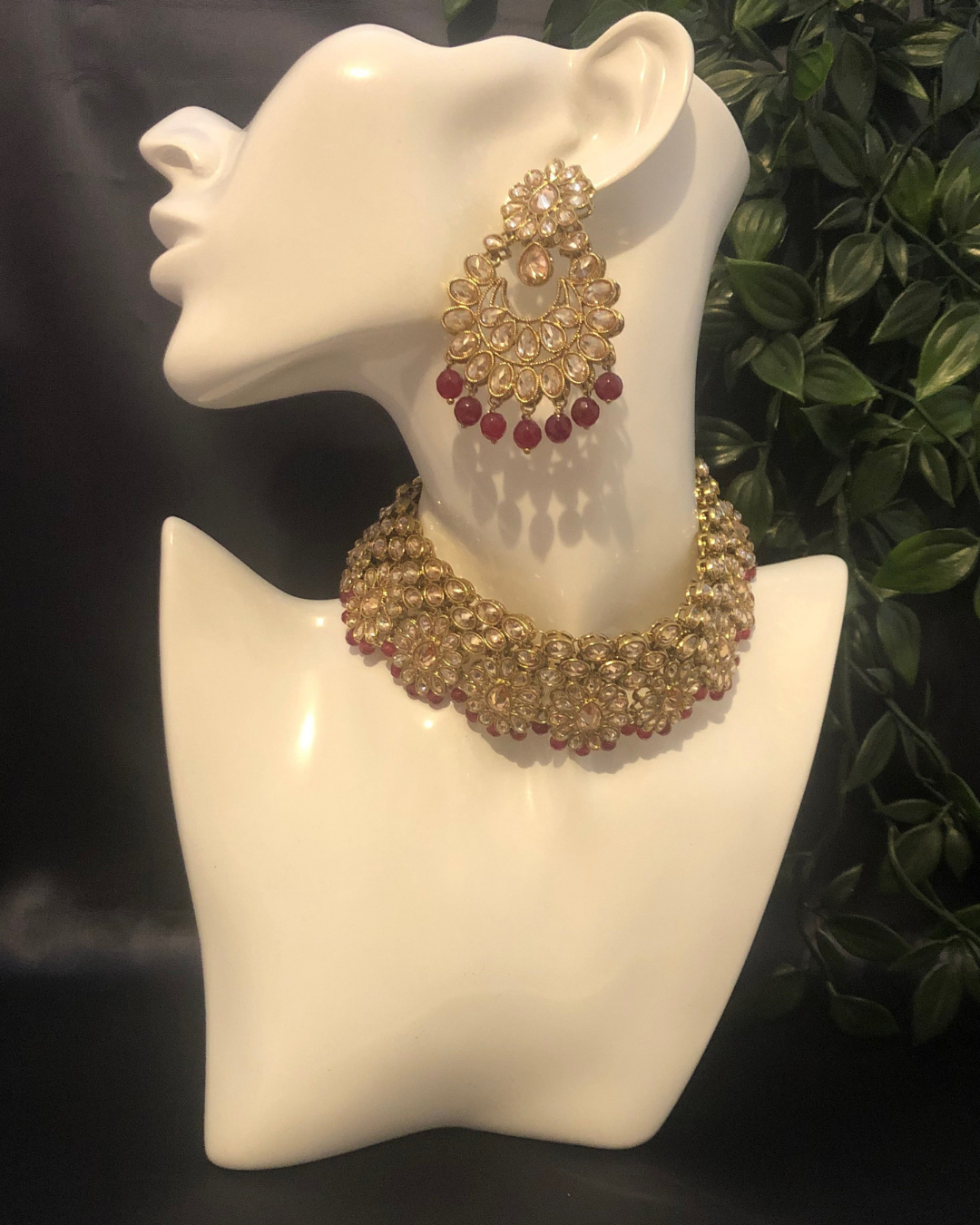 The Kensington Ruby Choker Set