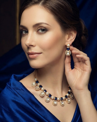 The Verra Necklace Set (Royal Blue)