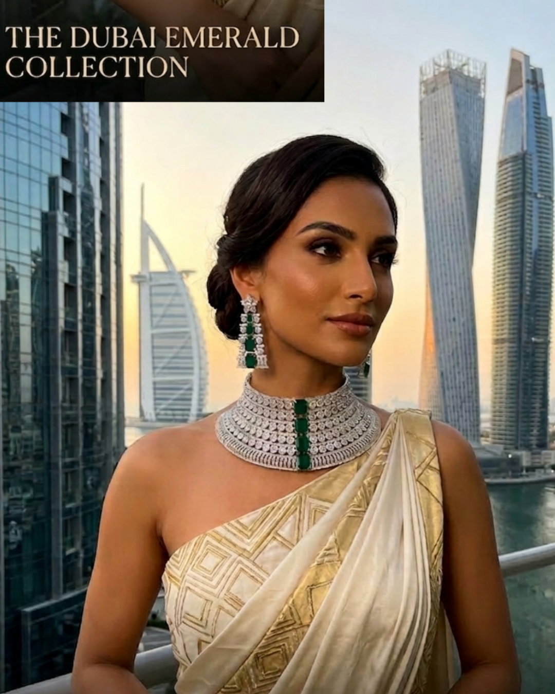 The Imperial Emerald & Diamond Collar Set