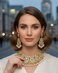 Kensington Pearl & Gold-Tone Statement Choker Necklace Set