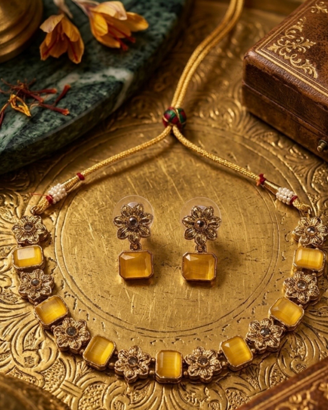 The Saffron Bloom Heritage Set