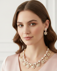 The Verra Necklace Set (Baby Pink)