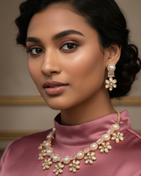The Verra Necklace Set (Baby Pink)