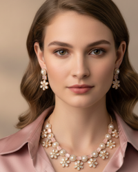 The Verra Necklace Set (Baby Pink)