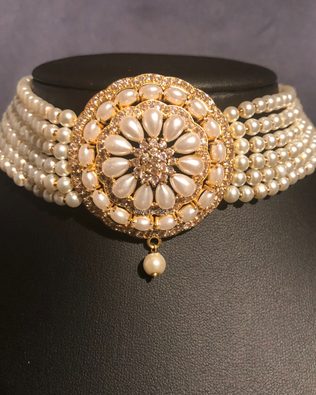 Kensington Blossom Pearl Necklace Set