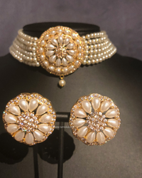 Kensington Blossom Pearl Necklace Set