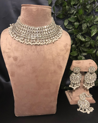 Silver Shimmer Regency Necklace Set