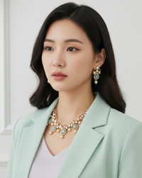 The Verra Necklace Set (Mint)