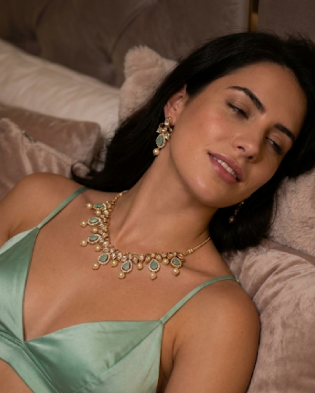 The Verra Necklace Set (Mint)