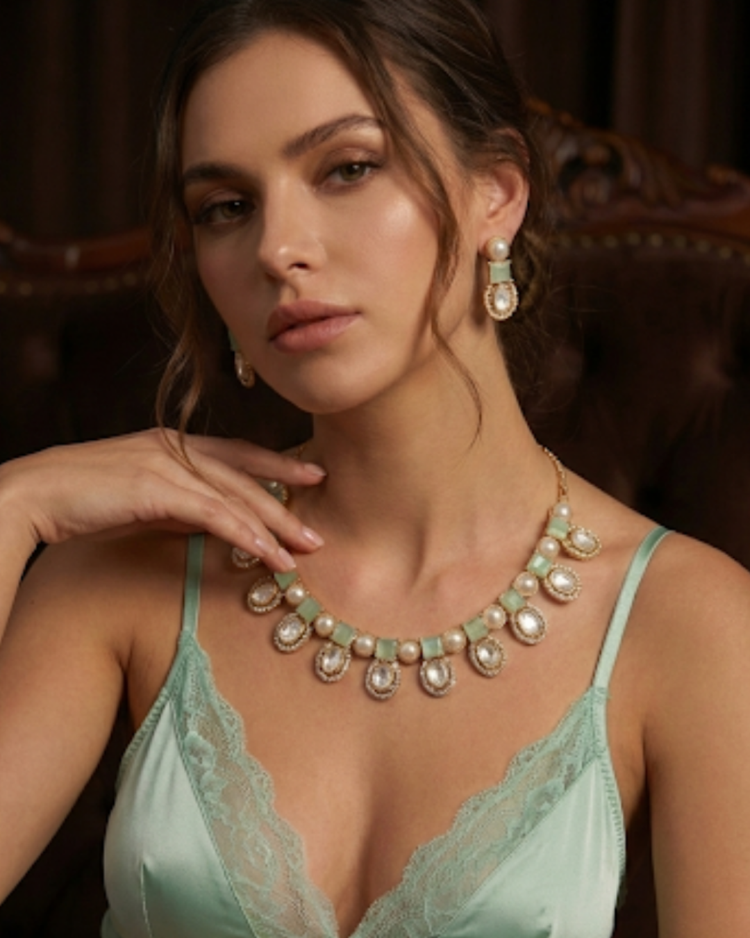 The Verra Necklace Set (Mint)