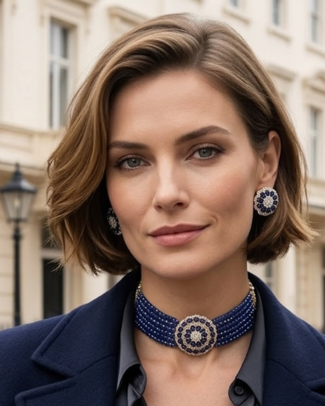 The Kensington Sapphire Choker Set