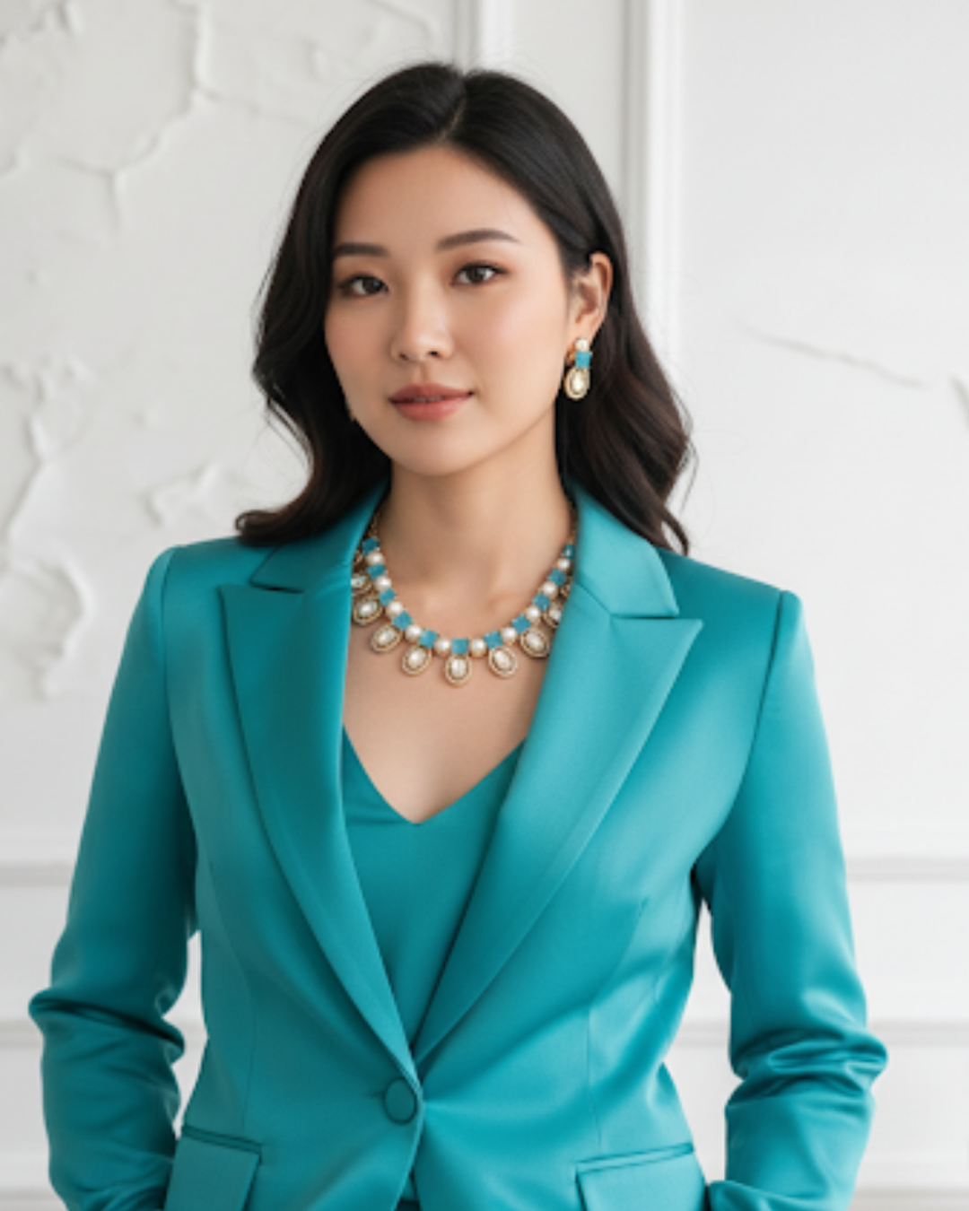 The Verra Necklace Set (Turquoise)