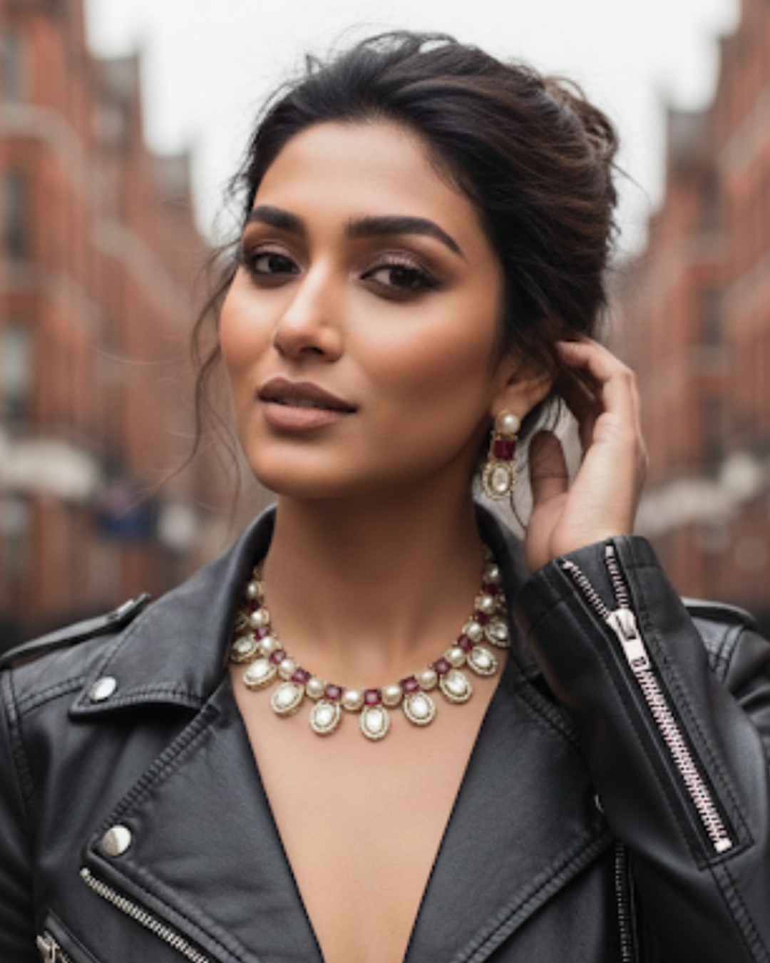 The Verra Necklace Set (Red)
