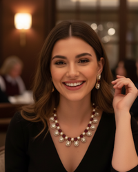 The Verra Necklace Set (Red)