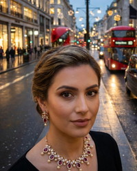 The Verra Necklace Set (Red)