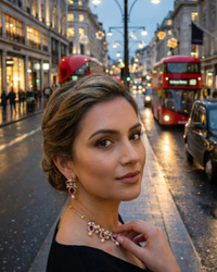 The Verra Necklace Set (Red)