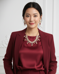 The Verra Necklace Set (Red)