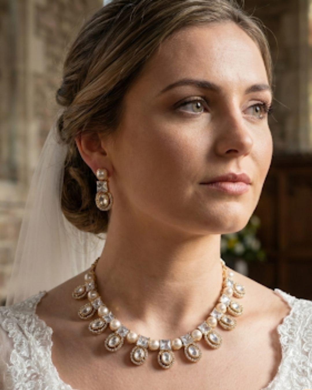 The Verra Necklace Set (Golden)