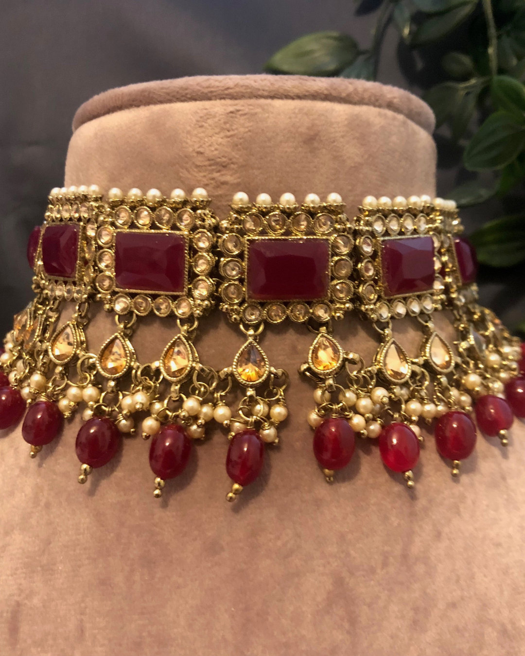 The Kensington Royal Ruby Choker Set
