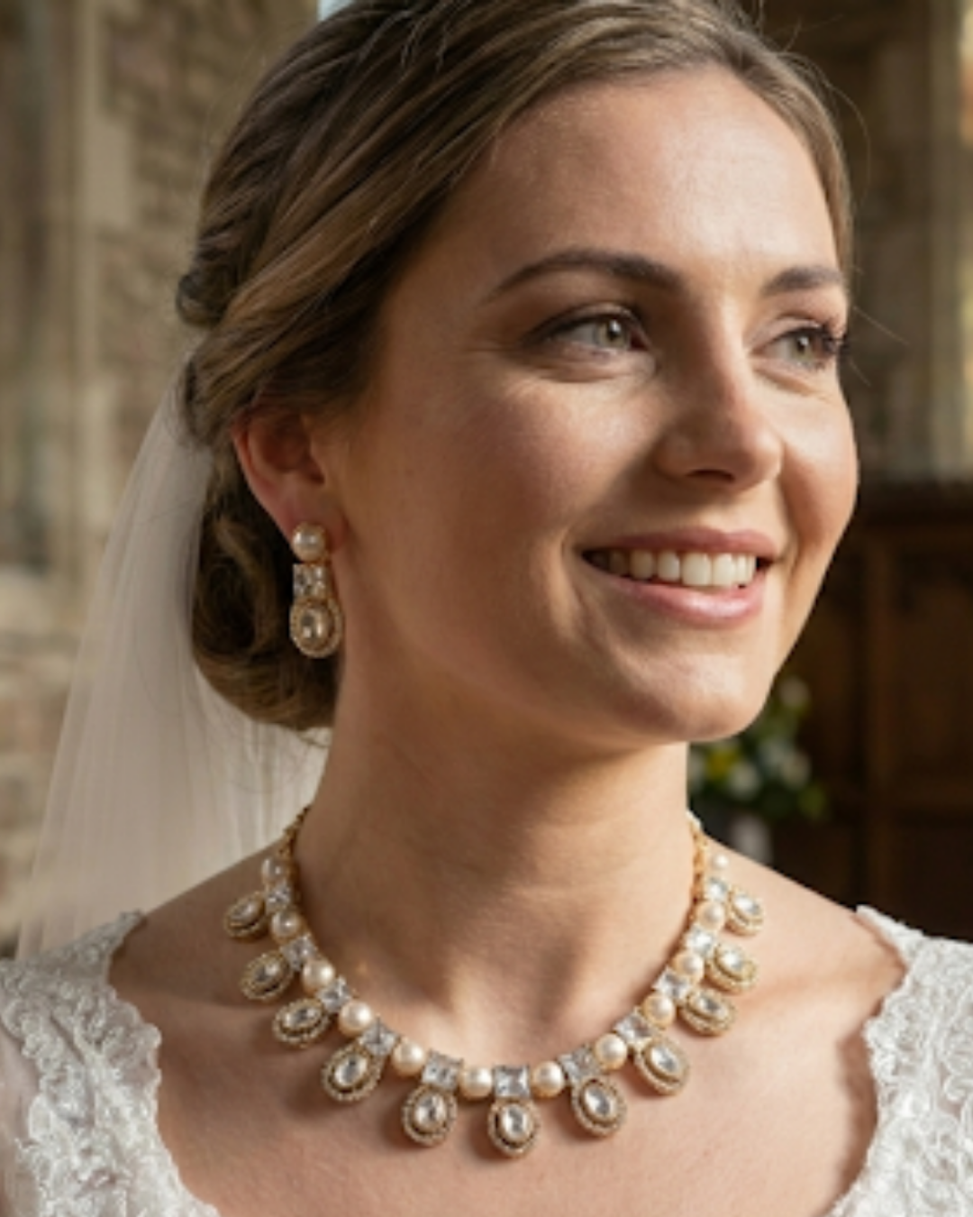 The Verra Necklace Set (Golden)