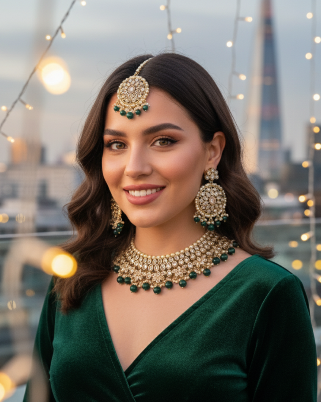 The Belgravia Emerald Necklace Set