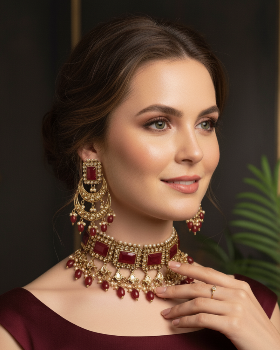 The Kensington Royal Ruby Choker Set