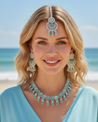 The Mayfair Ice Collection – Necklace, Earrings & Head Piece Set
