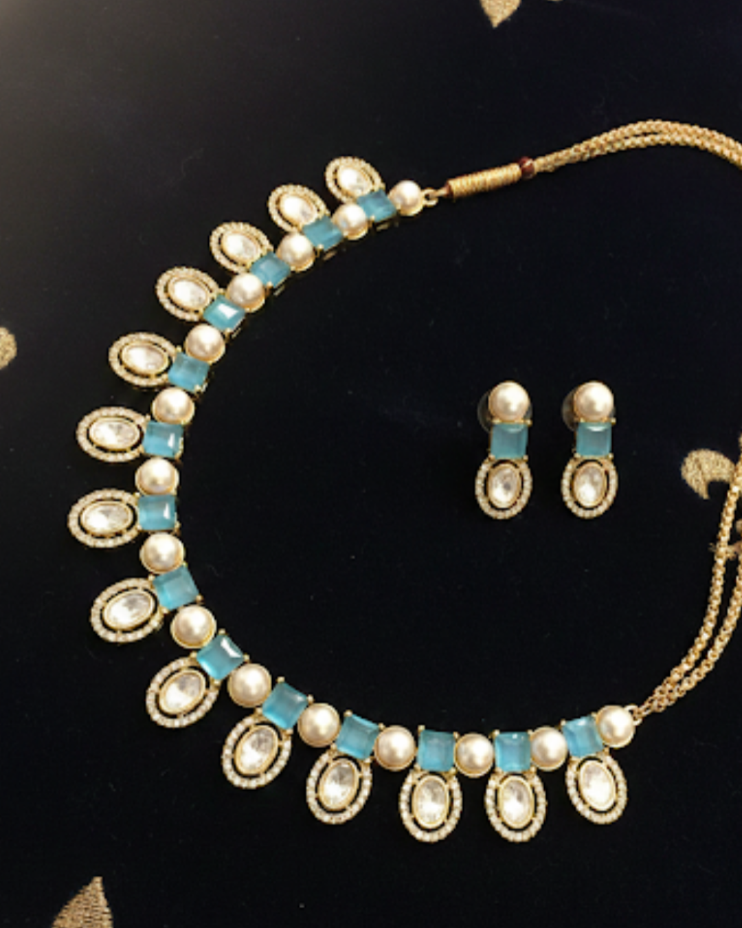 The Verra Necklace Set (Turquoise)