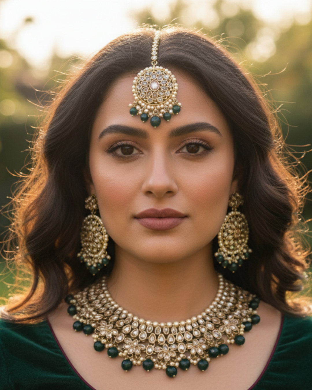 The Belgravia Emerald Necklace Set